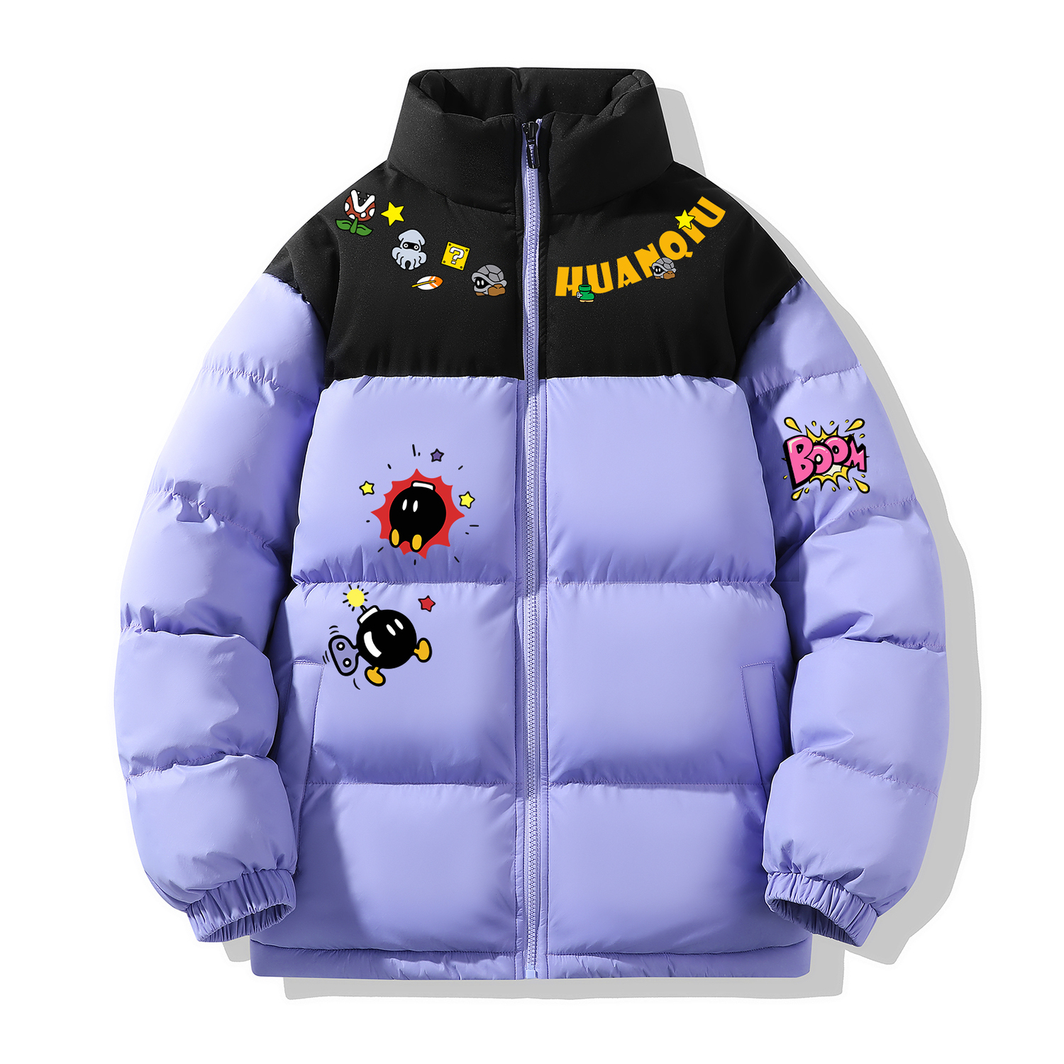 Пуховик Unisex Stand Collar Thickened Patchwork HUANQIU, светло-фиолетовый
Пуховик Unisex Stand Collar Thickened Patchwork HUANQIU, светло-фиолетовый
