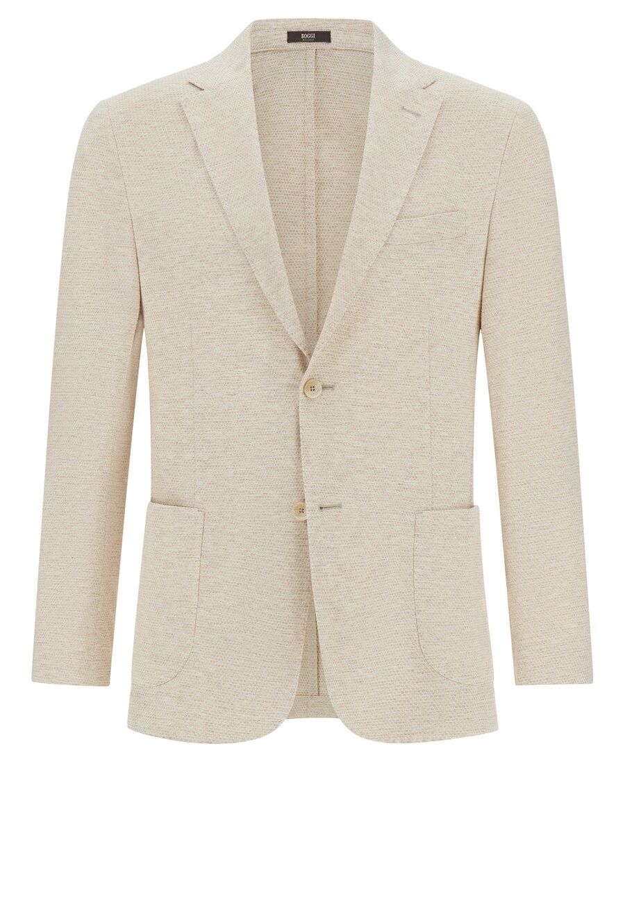 Приталенный пиджак Boggi Milano, бежевый 
Приталенный пиджак Boggi Milano, бежевый