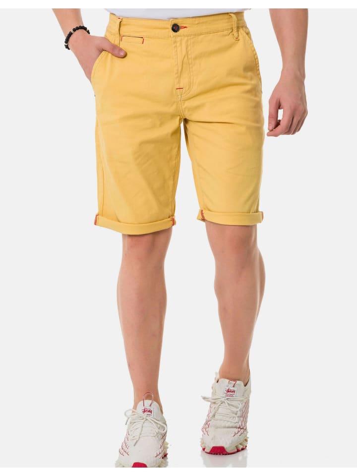 Тканевые шорты Cipo & Baxx, цвет mustard 
Тканевые шорты Cipo & Baxx, цвет mustard