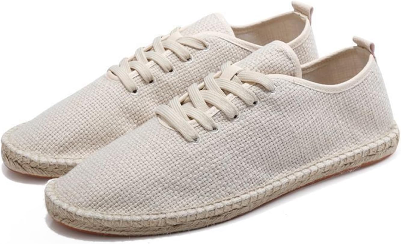 Мужские эспадрильи на шнуровке, повседневные, из парусины, без шнуровки, дышащие, для ходьбы Generic, бежевый
Мужские эспадрильи на шнуровке, повседневные, из парусины, без шнуровки, дышащие, для ходьбы Generic, бежевый