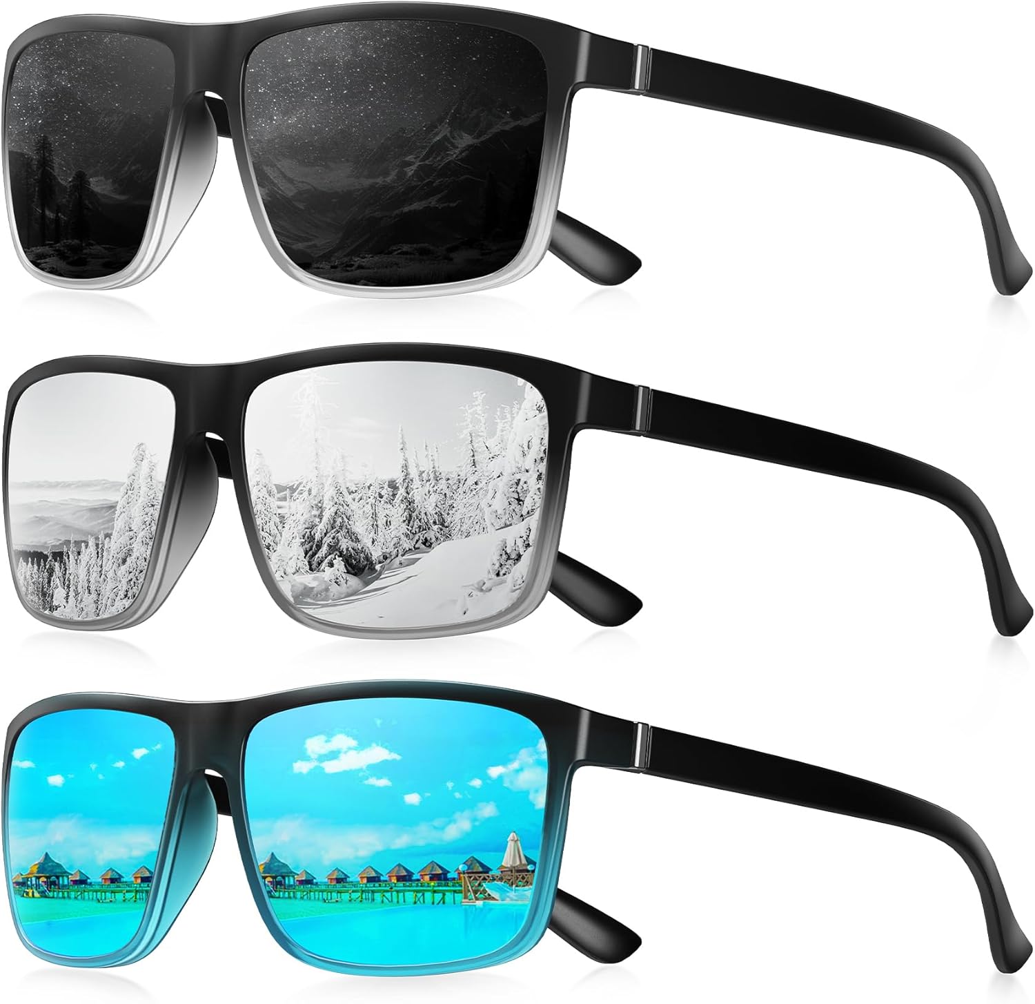 Поляризованные солнцезащитные очки для мужчин, прямоугольная оправа, мужские поляризованные спортивные солнцезащитные очки с защитой UV400 QALLY, Gradient Black/Gradient Light Blue/Gradient Silver
Поляризованные солнцезащитные очки для мужчин, прямоугольная оправа, мужские поляризованные спортивные солнцезащитные очки с защитой UV400 QALLY, Gradient Black/Gradient Light Blue/Gradient Silver