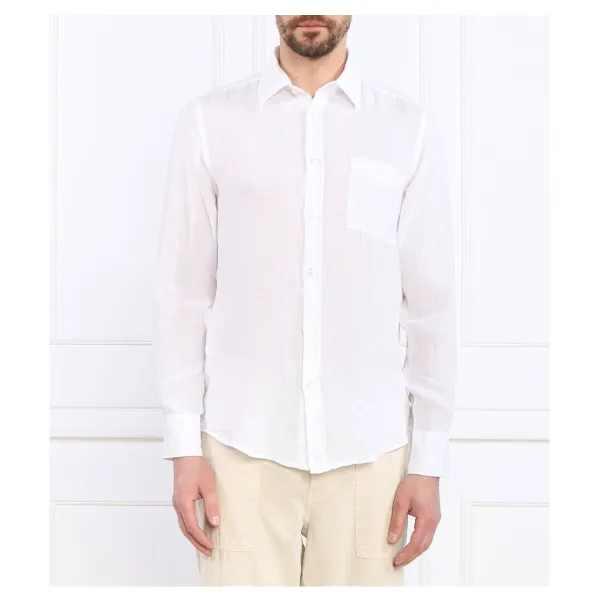 Льняная рубашка Relegant_6 стандартного кроя Boss, белый
Льняная рубашка Relegant_6 стандартного кроя Boss, белый