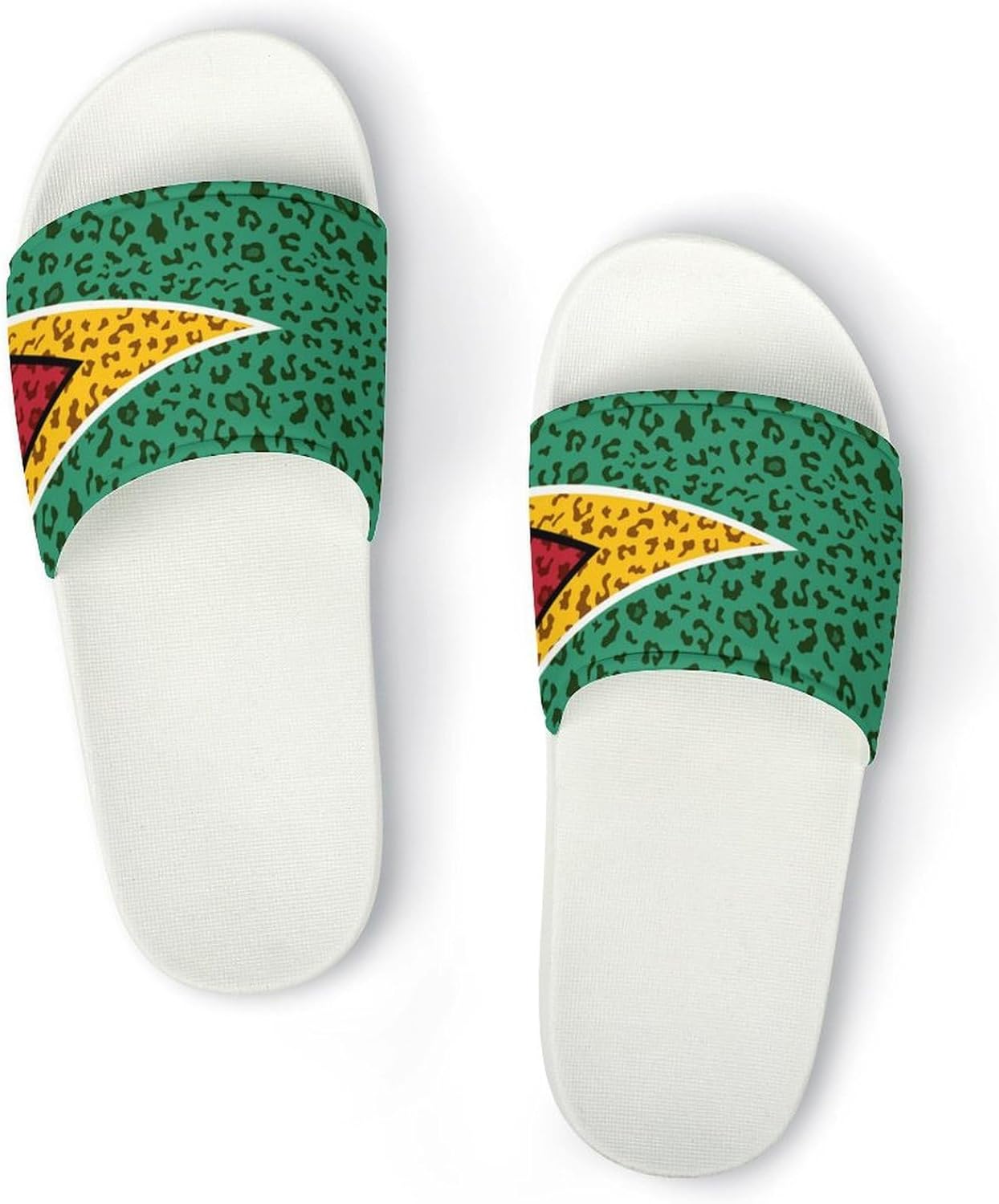 Тапочки GTABVECT с леопардовым принтом и флагом Гайаны, для душа и дома, быстросохнущие, противоскользящие, для ванной и бассейна, мужские и женские, ПВХ, белый
Тапочки GTABVECT с леопардовым принтом и флагом Гайаны, для душа и дома, быстросохнущие, противоскользящие, для ванной и бассейна, мужские и женские, ПВХ, белый