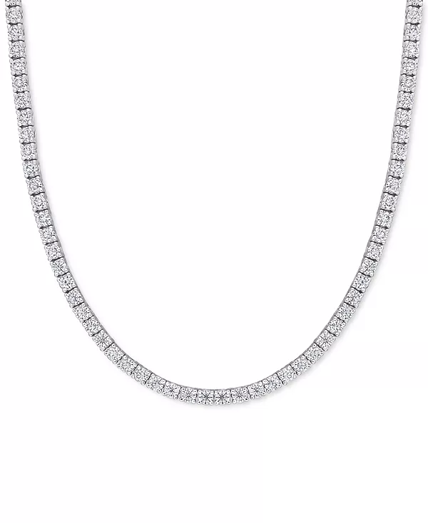 Теннисное ожерелье с 17-дюймовым муассанитом (12,5 карата) из стерлингового серебра, выращенным в лаборатории Macy'S, moissanite
Теннисное ожерелье с 17-дюймовым муассанитом (12,5 карата) из стерлингового серебра, выращенным в лаборатории Macy'S, moissanite