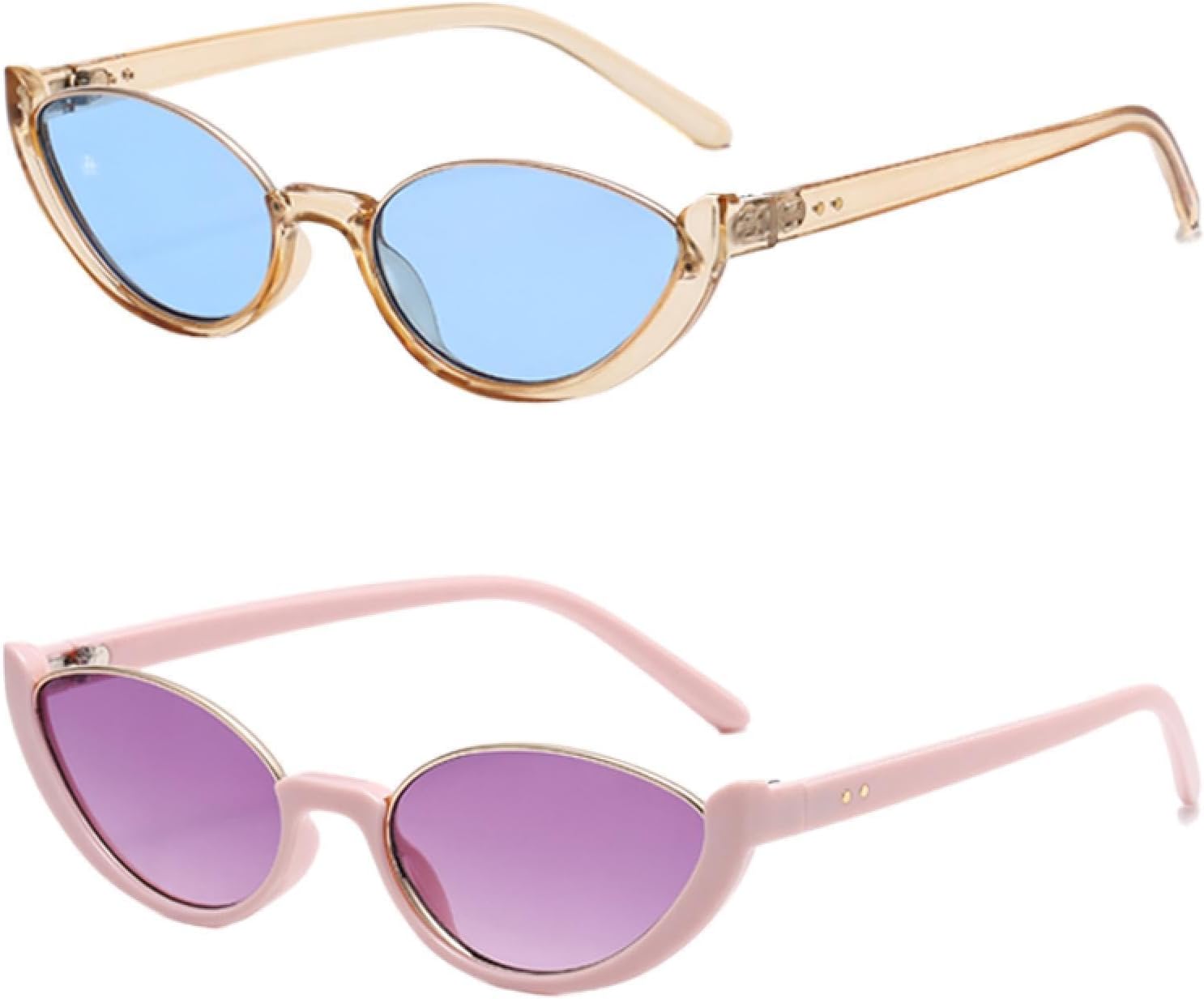 Солнцезащитные очки с защитой от УФ-излучения UV400 | Маленькие овальные, с леопардовым принтом "кошачий глаз" | Для женщин и мужчин, для занятий спортом на открытом воздухе и вождения DSVIGF, 2pcs Z02
Солнцезащитные очки с защитой от УФ-излучения UV400 | Маленькие овальные, с леопардовым принтом "кошачий глаз" | Для женщин и мужчин, для занятий спортом на открытом воздухе и вождения DSVIGF, 2pcs Z02