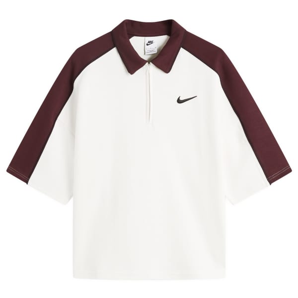 Спортивный топ-поло Nike, Sail & Burgundy Crush
Спортивный топ-поло Nike, Sail & Burgundy Crush