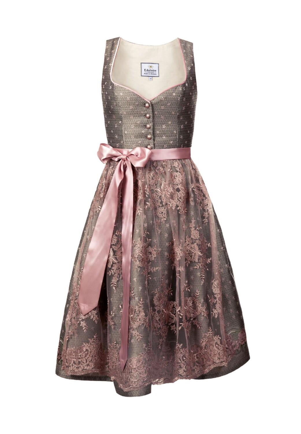 Миди-дирндль Клэр EDELNICE, цвет Silber, Rosé
Миди-дирндль Клэр EDELNICE, цвет Silber, Rosé