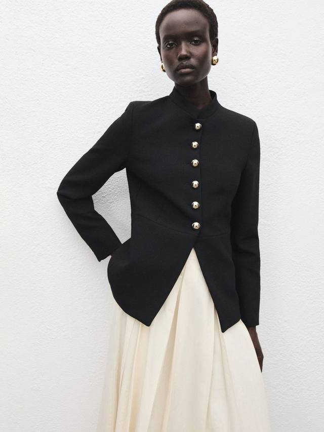 София военная куртка Mango, Black
София военная куртка Mango, Black