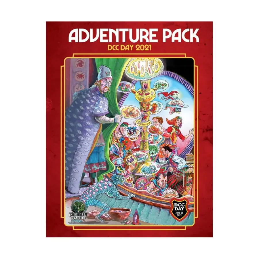 DCC Day 2021 - Adventure Pack, Dungeon Crawl Classics Role Playing Games (Goodman Games), мягкая обложка
DCC Day 2021 - Adventure Pack, Dungeon Crawl Classics Role Playing Games (Goodman Games), мягкая обложка