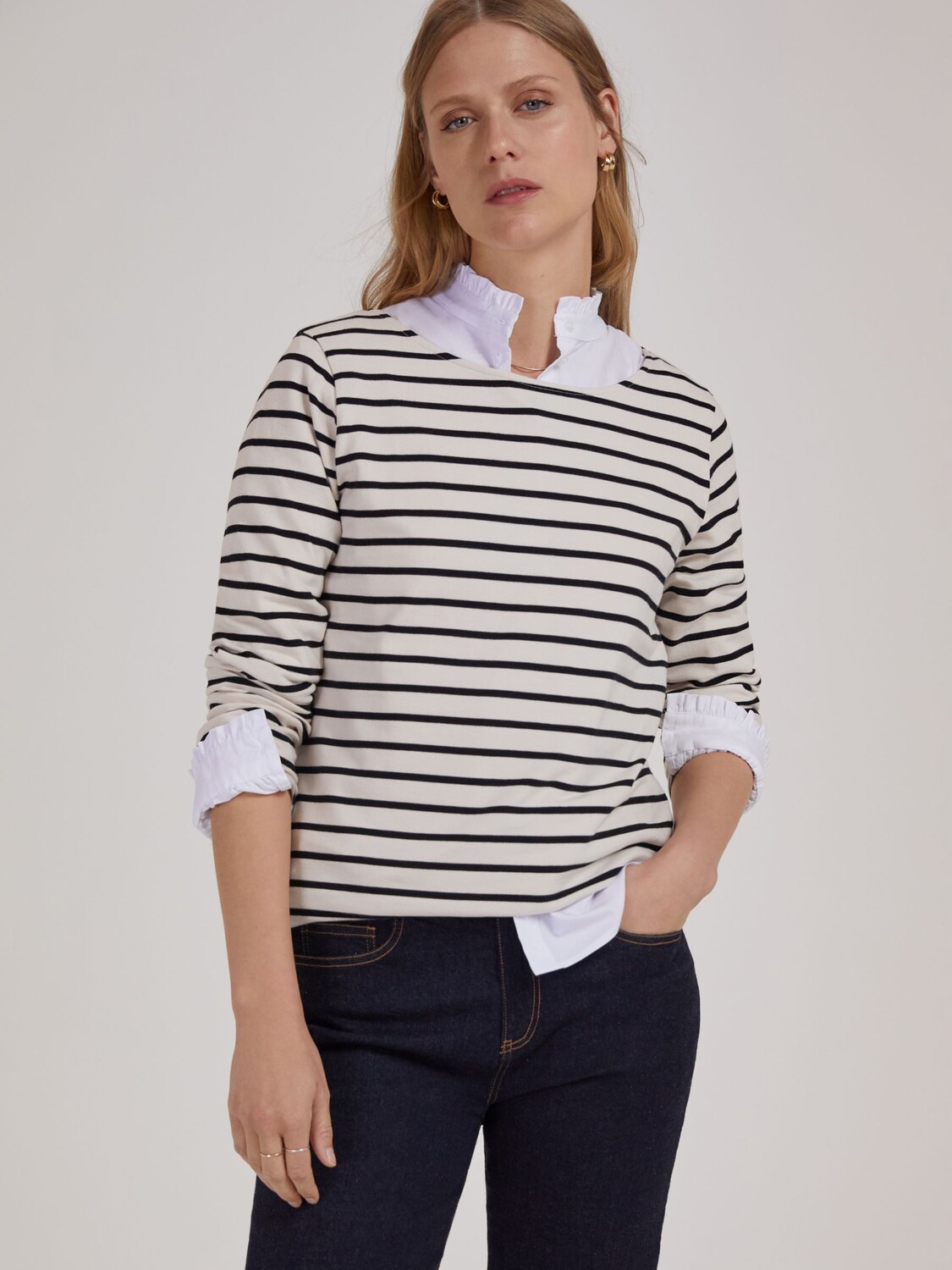 Топ Baukjen Ashley в полоску из органического материала, античный белый
Топ Baukjen Ashley в полоску из органического материала, античный белый