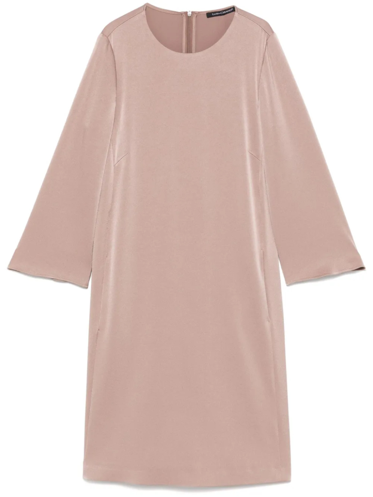 Luisa Cerano атласное платье мини, коричневый
Luisa Cerano атласное платье мини, коричневый