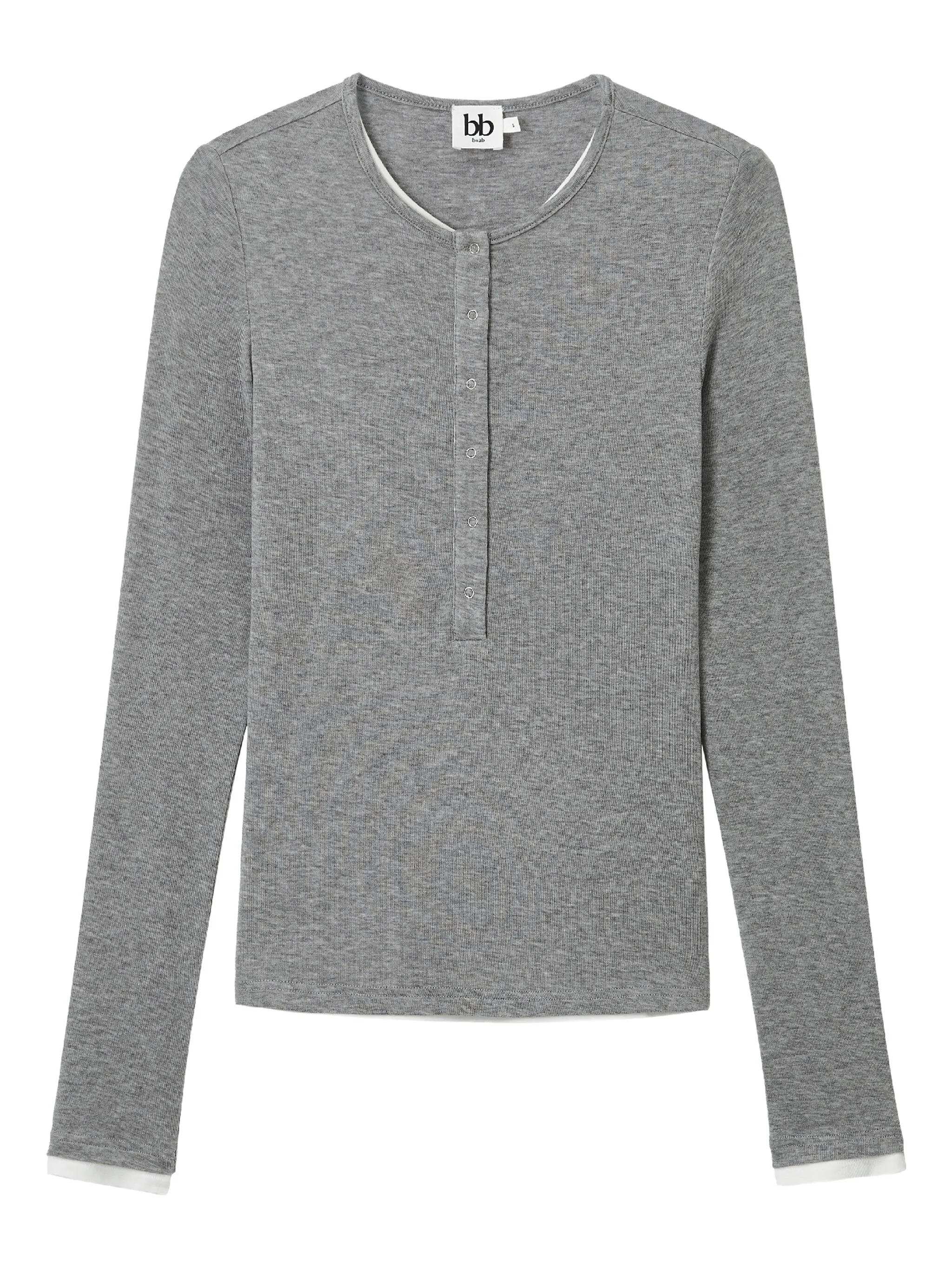 Топ хенли с длинными рукавами B+Ab, серый
Топ хенли с длинными рукавами B+Ab, серый
