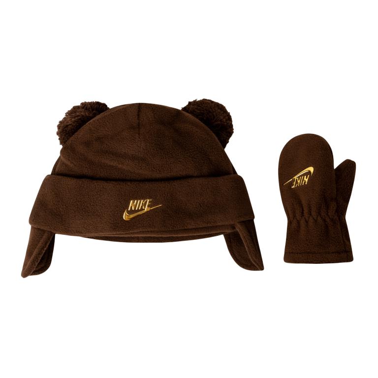 Nike Детская шапка-бини из полиэстера White/Brown
Nike Детская шапка-бини из полиэстера White/Brown