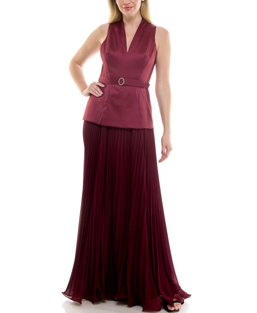 Женское платье с V-образным вырезом и плиссировкой Taylor, Luscious Wine
Женское платье с V-образным вырезом и плиссировкой Taylor, Luscious Wine