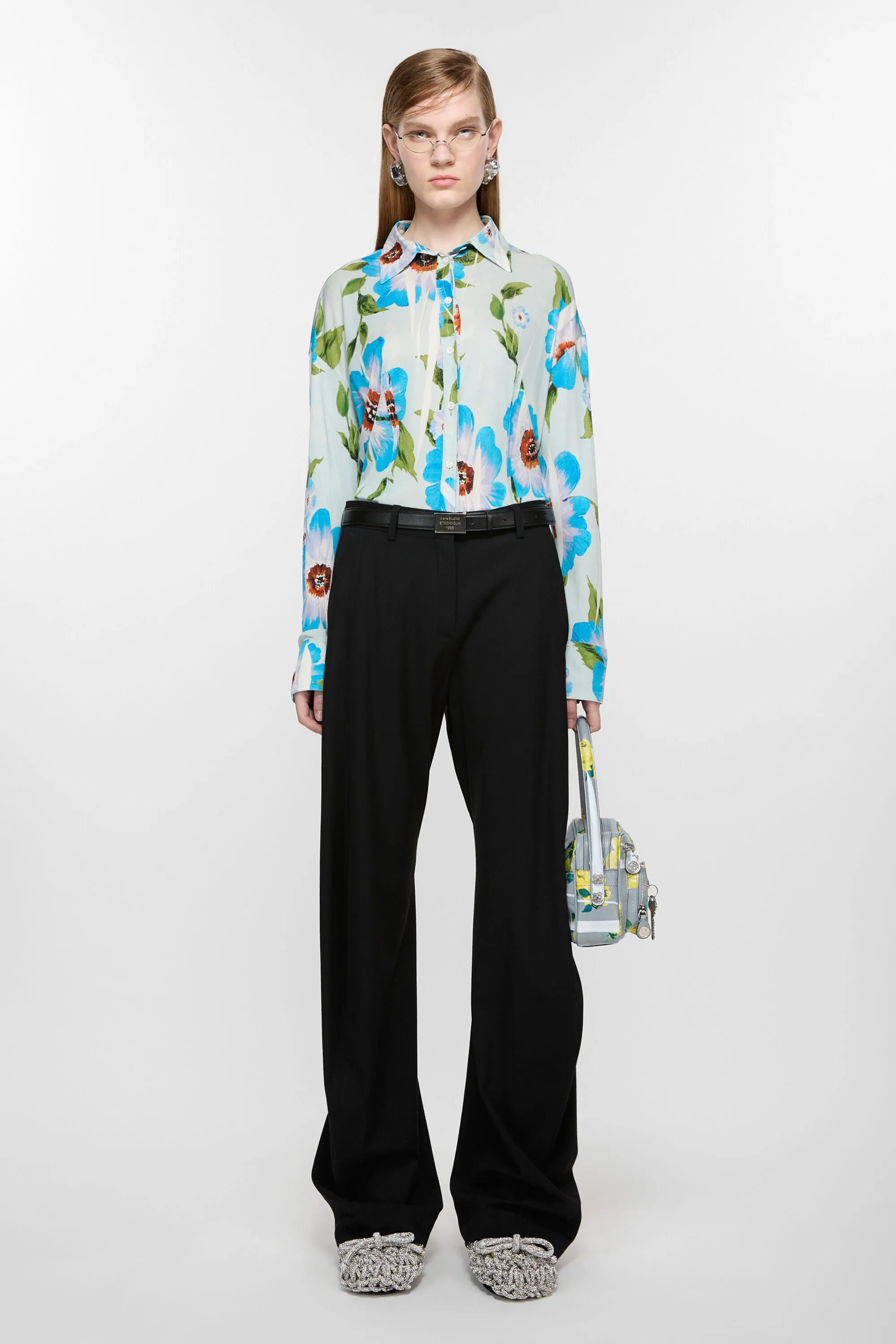 Брюки строгого кроя Acne Studios, черный
Брюки строгого кроя Acne Studios, черный