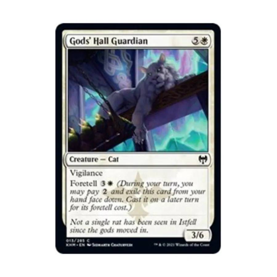 CCG Страж Зала Богов (клавиша C), MTG - Kaldheim
CCG Страж Зала Богов (клавиша C), MTG - Kaldheim