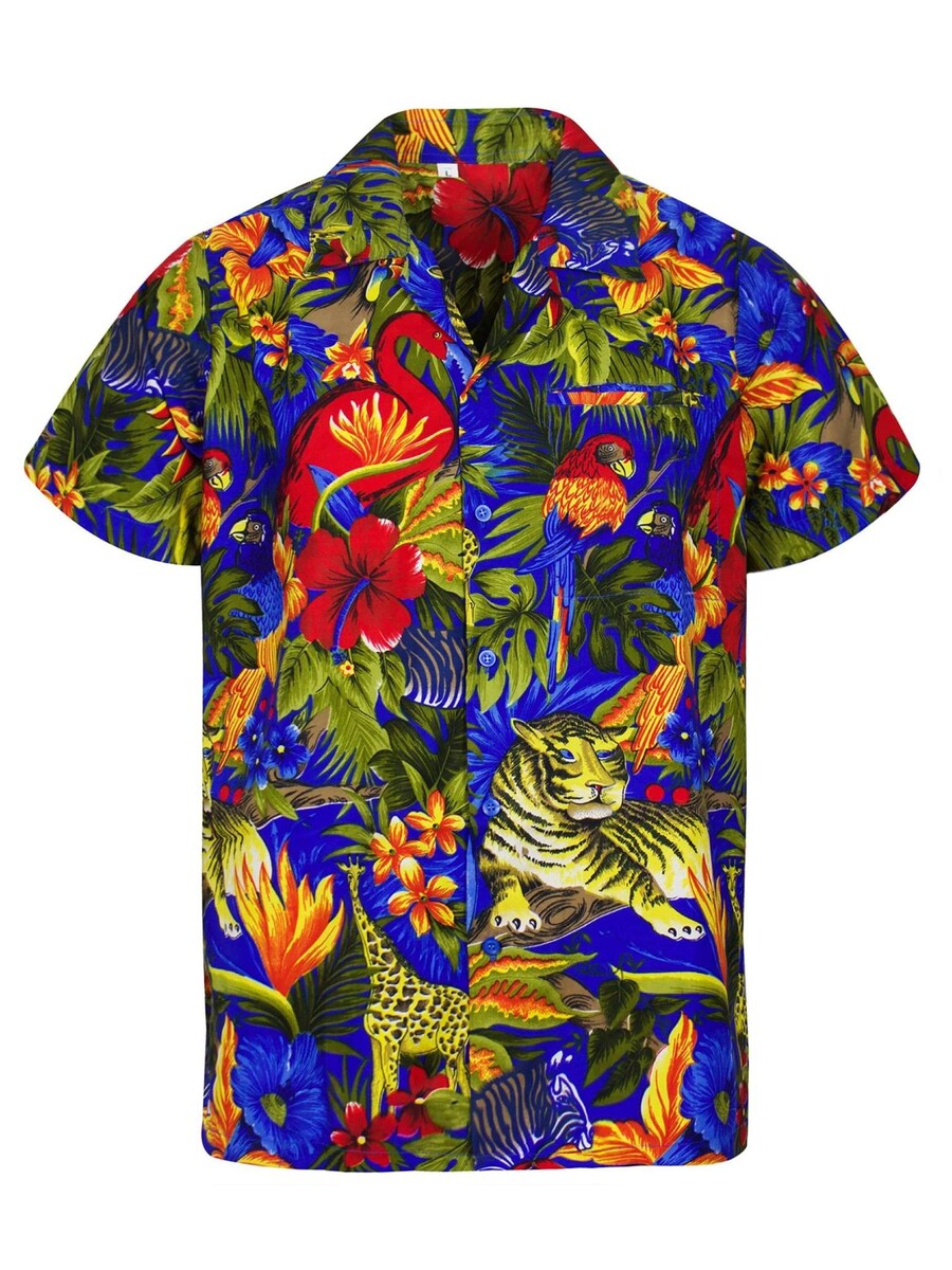 Рубашка King Kameha Jungle, синий
Рубашка King Kameha Jungle, синий