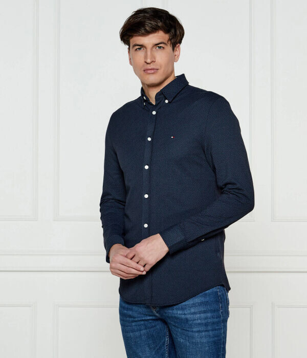 Рубашка мужская Tommy Hilfiger облегающего кроя с мелким принтом, синий
Рубашка мужская Tommy Hilfiger облегающего кроя с мелким принтом, синий