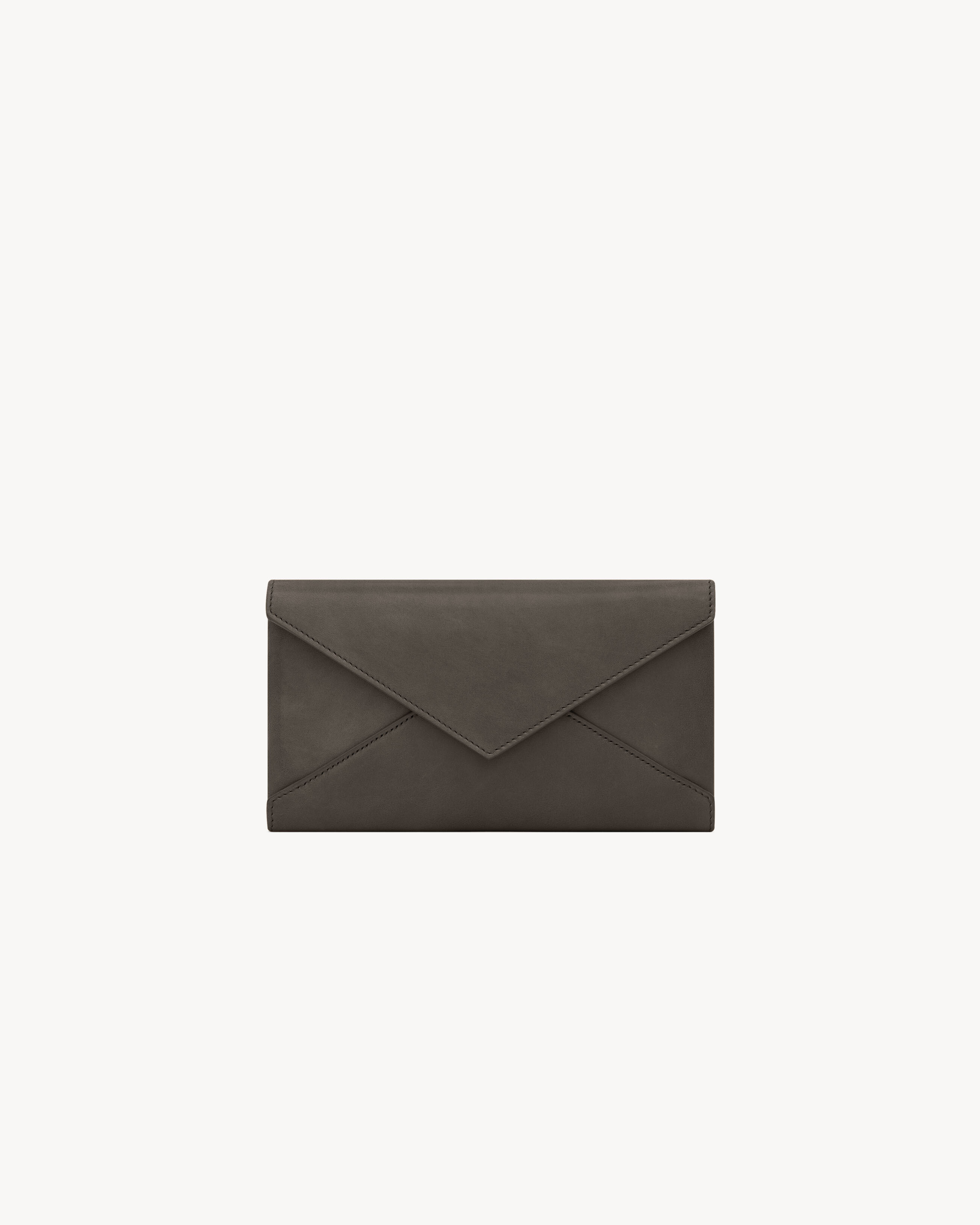 Большой кожаный кошелек LETTER Saint Laurent, серый/серебряный
Большой кожаный кошелек LETTER Saint Laurent, серый/серебряный