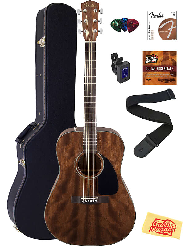 Акустическая гитара Fender CD-60S Solid Top Dreadnought Acoustic Guitar - All Mahogany Bundle with Hard Case, Tuner, Strap, Strings, Picks, and Austin Bazaar Instructional DVD
Акустическая гитара Fender CD-60S Solid Top Dreadnought Acoustic Guitar - All Mahogany Bundle with Hard Case, Tuner, Strap, Strings, Picks, and Austin Bazaar Instructional DVD