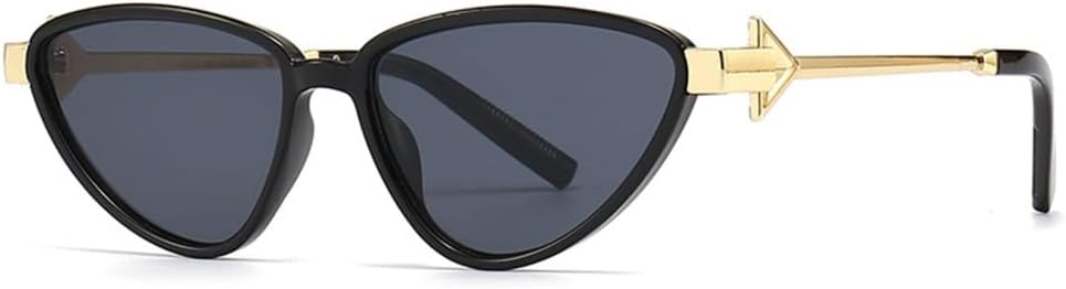 Панк-солнцезащитные очки «кошачий глаз» для женщин, модель «стрела на ноге», зеленые, винтажные, мужские солнцезащитные очки с защитой от УФ-излучения UV400 VFDHN, C1 Black Black
Панк-солнцезащитные очки «кошачий глаз» для женщин, модель «стрела на ноге», зеленые, винтажные, мужские солнцезащитные очки с защитой от УФ-излучения UV400 VFDHN, C1 Black Black