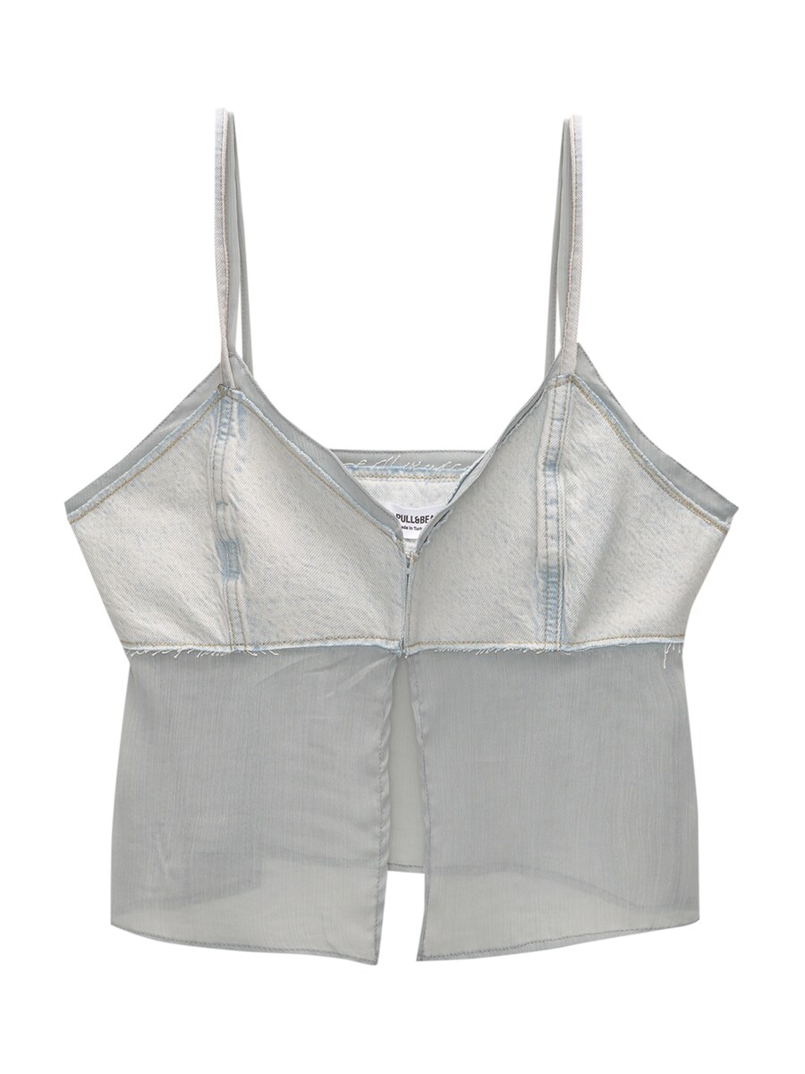 Топ Pull&Bear, пастельный синий
Топ Pull&Bear, пастельный синий