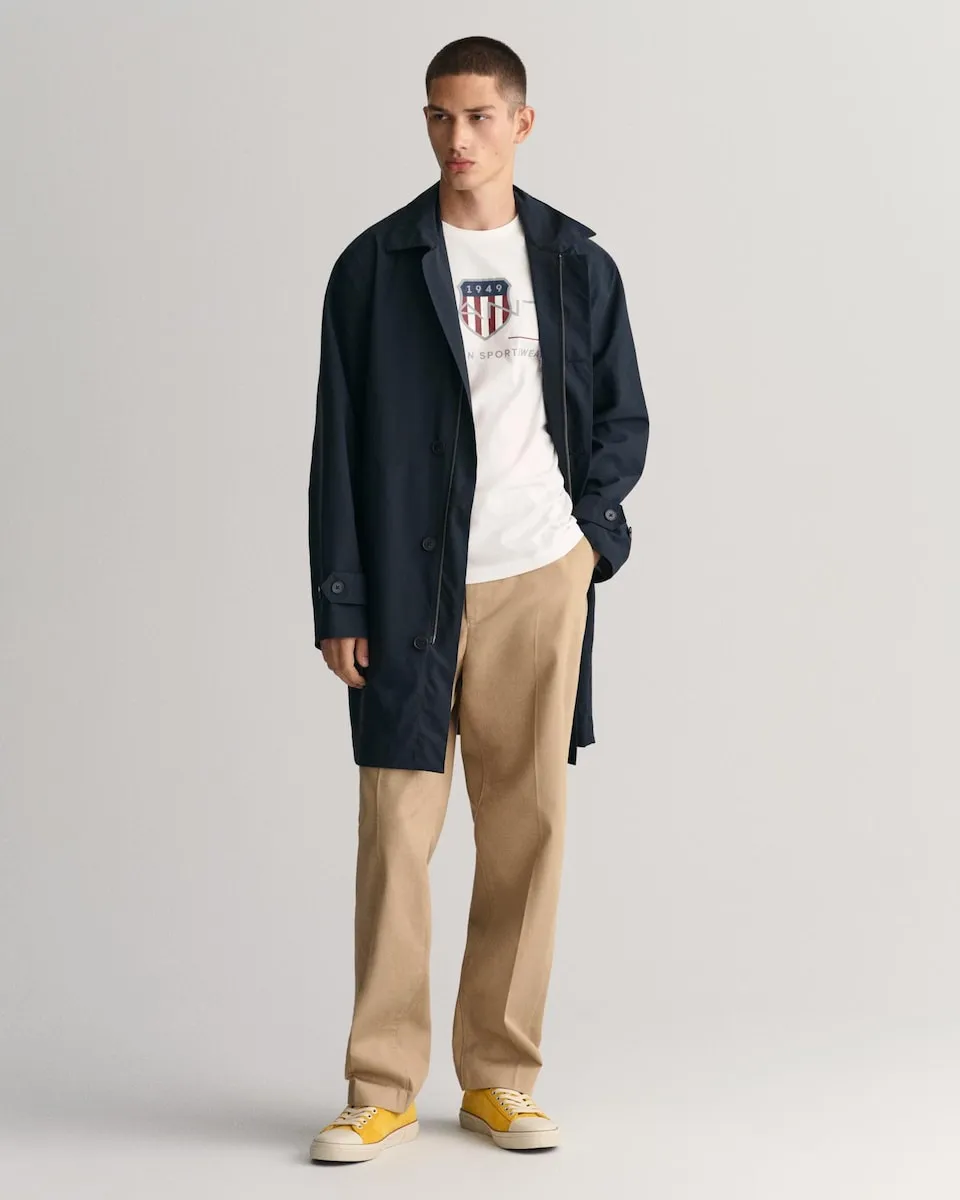 Мужская хлопковая футболка с принтом спереди Gant, белый
Мужская хлопковая футболка с принтом спереди Gant, белый