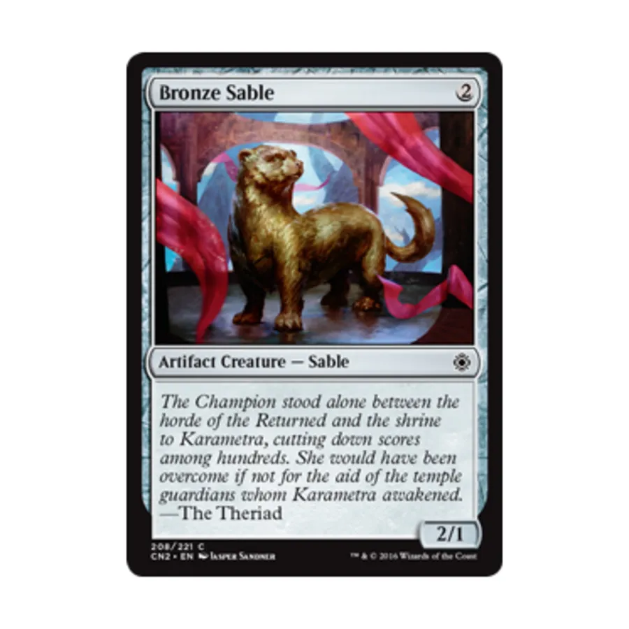 CCG Бронзовый Соболь (С), MTG - Conspiracy - Take the Crown
CCG Бронзовый Соболь (С), MTG - Conspiracy - Take the Crown