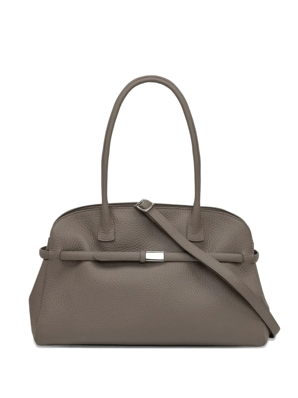 Кожаная сумка-тоут с ремешком Orciani, коричневый
Кожаная сумка-тоут с ремешком Orciani, коричневый