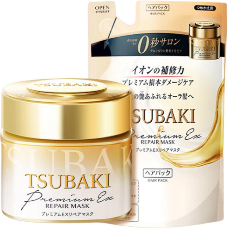 TSUBAKI Набор восстанавливающей маски для волос Premium Multi Action Repairing с увлажняющим уходом 180г+150г
TSUBAKI Набор восстанавливающей маски для волос Premium Multi Action Repairing с увлажняющим уходом 180г+150г