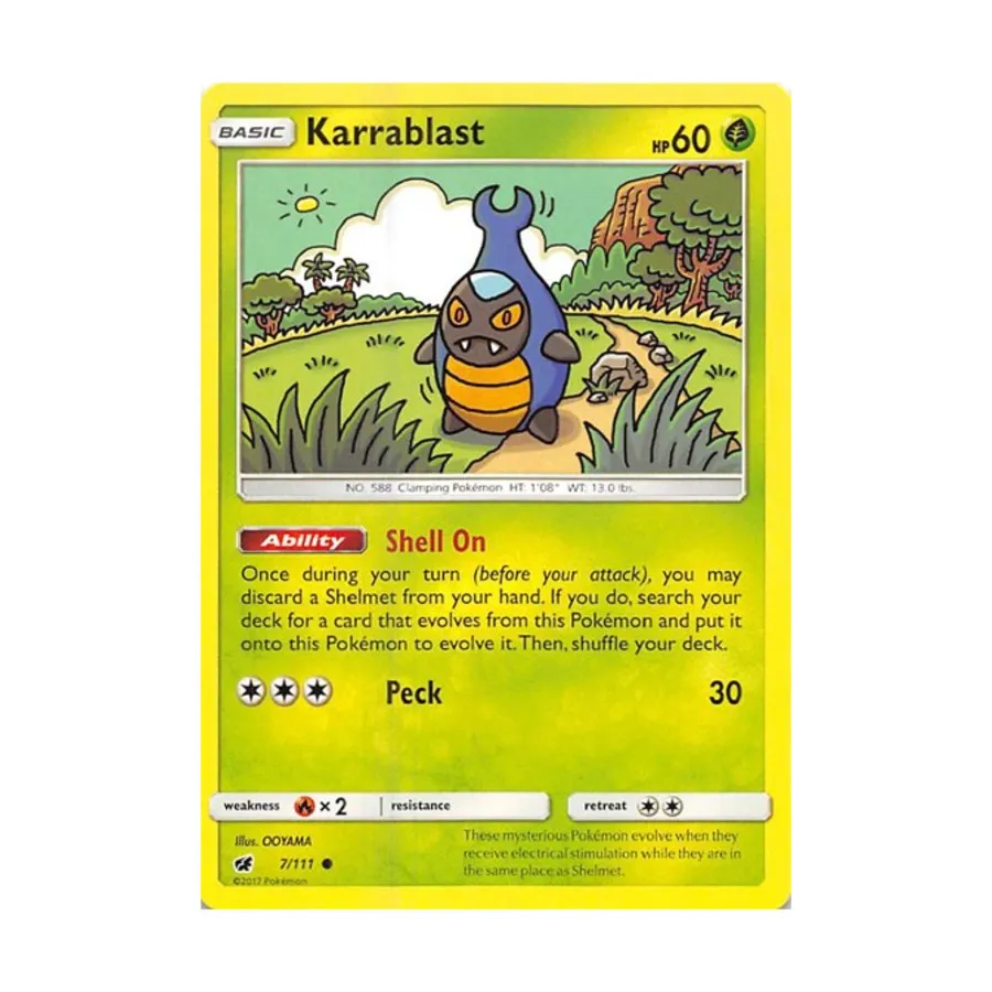 CCG Каррабласт (C) #7, Pokemon - Sun & Moon - Crimson Invasion - Singles
CCG Каррабласт (C) #7, Pokemon - Sun & Moon - Crimson Invasion - Singles