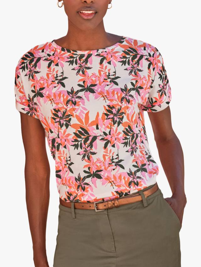 Футболка с круглым вырезом с тропическими листьями Pure Collection, Multi
Футболка с круглым вырезом с тропическими листьями Pure Collection, Multi