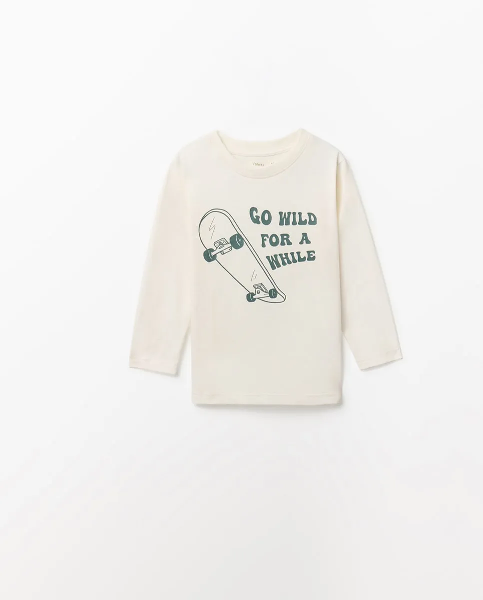 Базовая футболка с принтом Sfera, белый 
Базовая футболка с принтом Sfera, белый