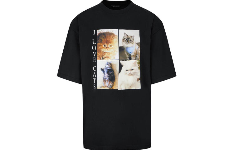 Футболка мужская Balenciaga I Love Cats, черный
Футболка мужская Balenciaga I Love Cats, черный