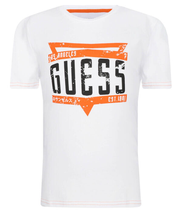 Футболка детская Guess с логотипом, белый
Футболка детская Guess с логотипом, белый