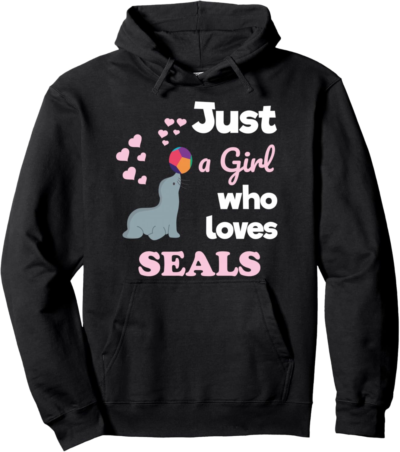 Худи с изображением тюленя для девочек, просто девушка, которая любит тюленей Cute Seal Lover Quotes Co, черный
Худи с изображением тюленя для девочек, просто девушка, которая любит тюленей Cute Seal Lover Quotes Co, черный