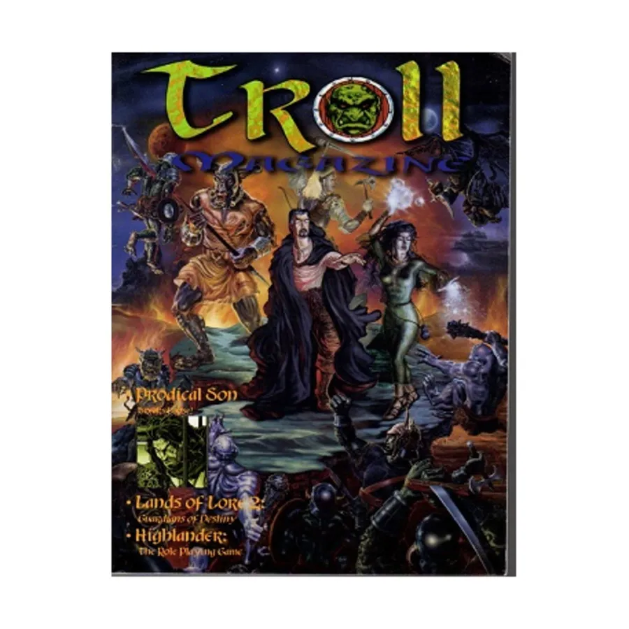 Журнал Gen Con Premiere Issue "Highlander RPG", Troll Magazine
Журнал Gen Con Premiere Issue "Highlander RPG", Troll Magazine