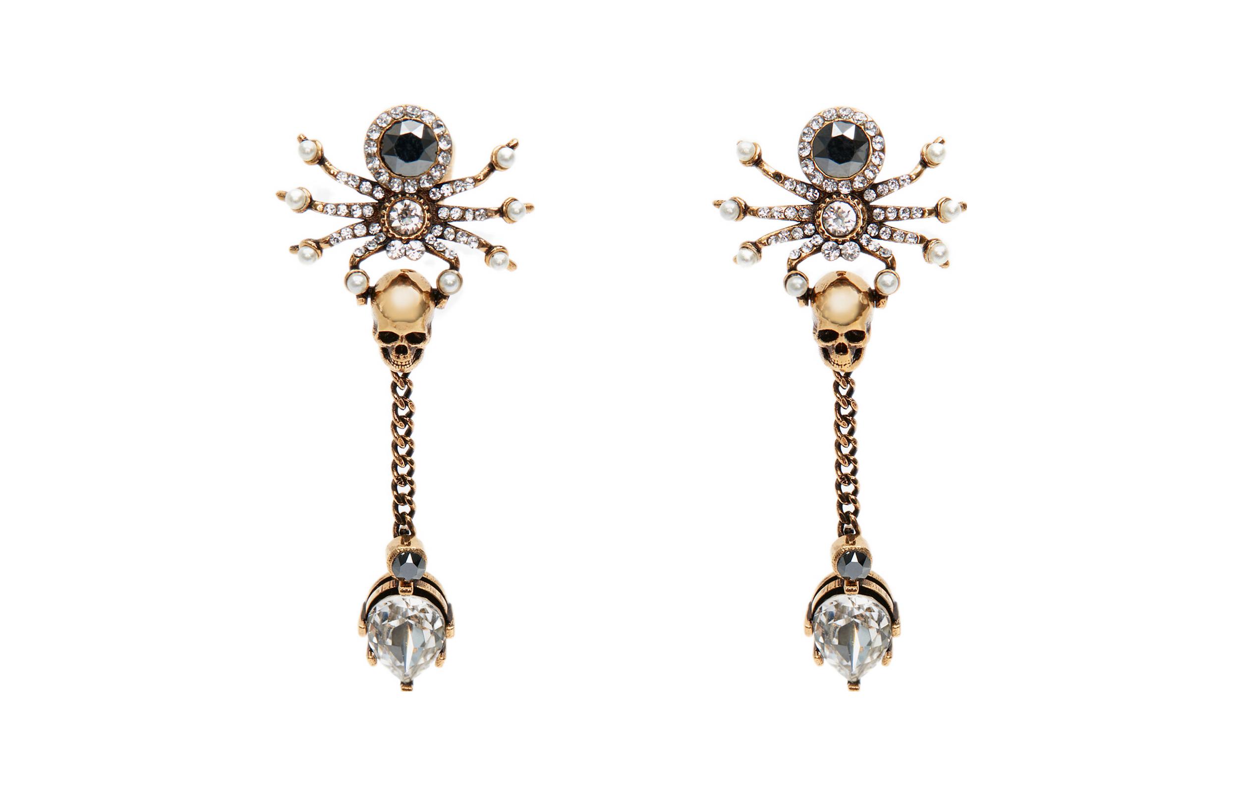 Латунные серьги для женщин Alexander McQueen, золото
Латунные серьги для женщин Alexander McQueen, золото