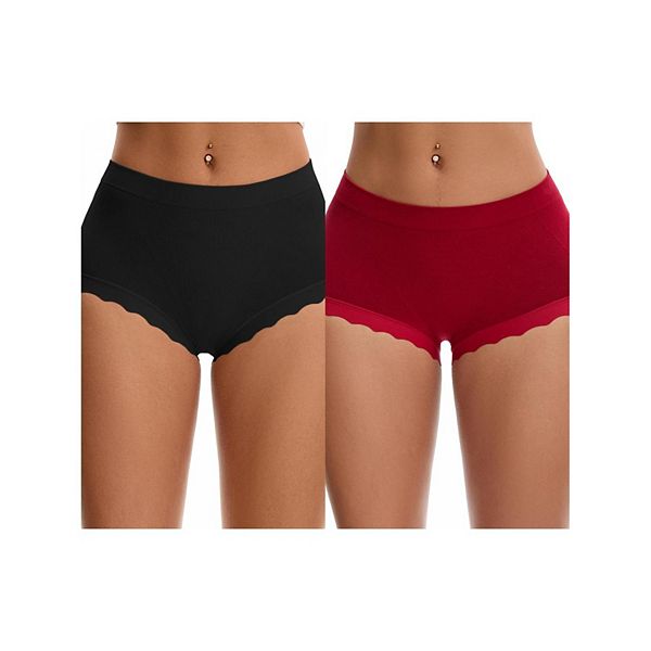 2 пачки женских трусов с высокой талией, дышащие, утягивающие Inspire Chic, Black Red
2 пачки женских трусов с высокой талией, дышащие, утягивающие Inspire Chic, Black Red