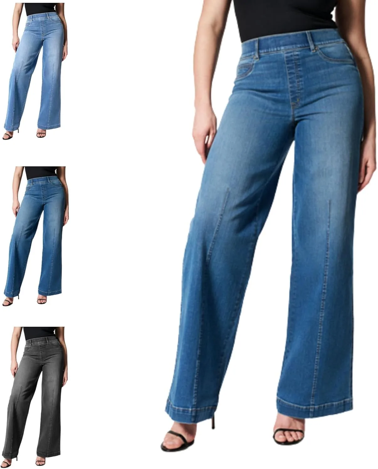 Новые джинсы с широкими штанинами и швом спереди YECDET
Новые джинсы с широкими штанинами и швом спереди YECDET