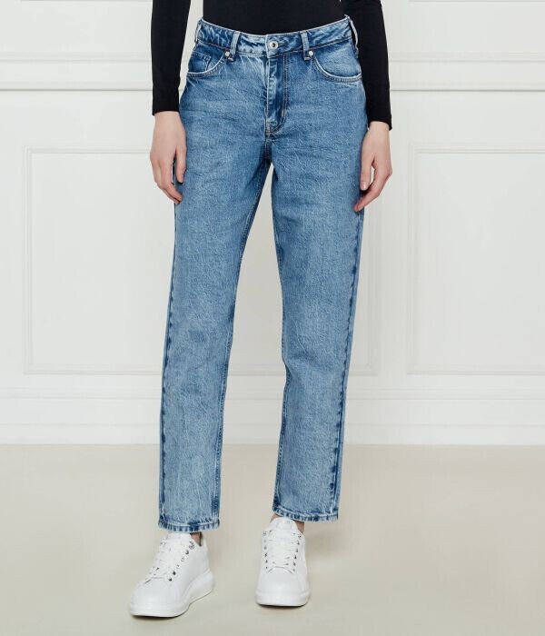 Джинсы Karl Lagerfeld Jeans с высокой посадкой, синий
Джинсы Karl Lagerfeld Jeans с высокой посадкой, синий