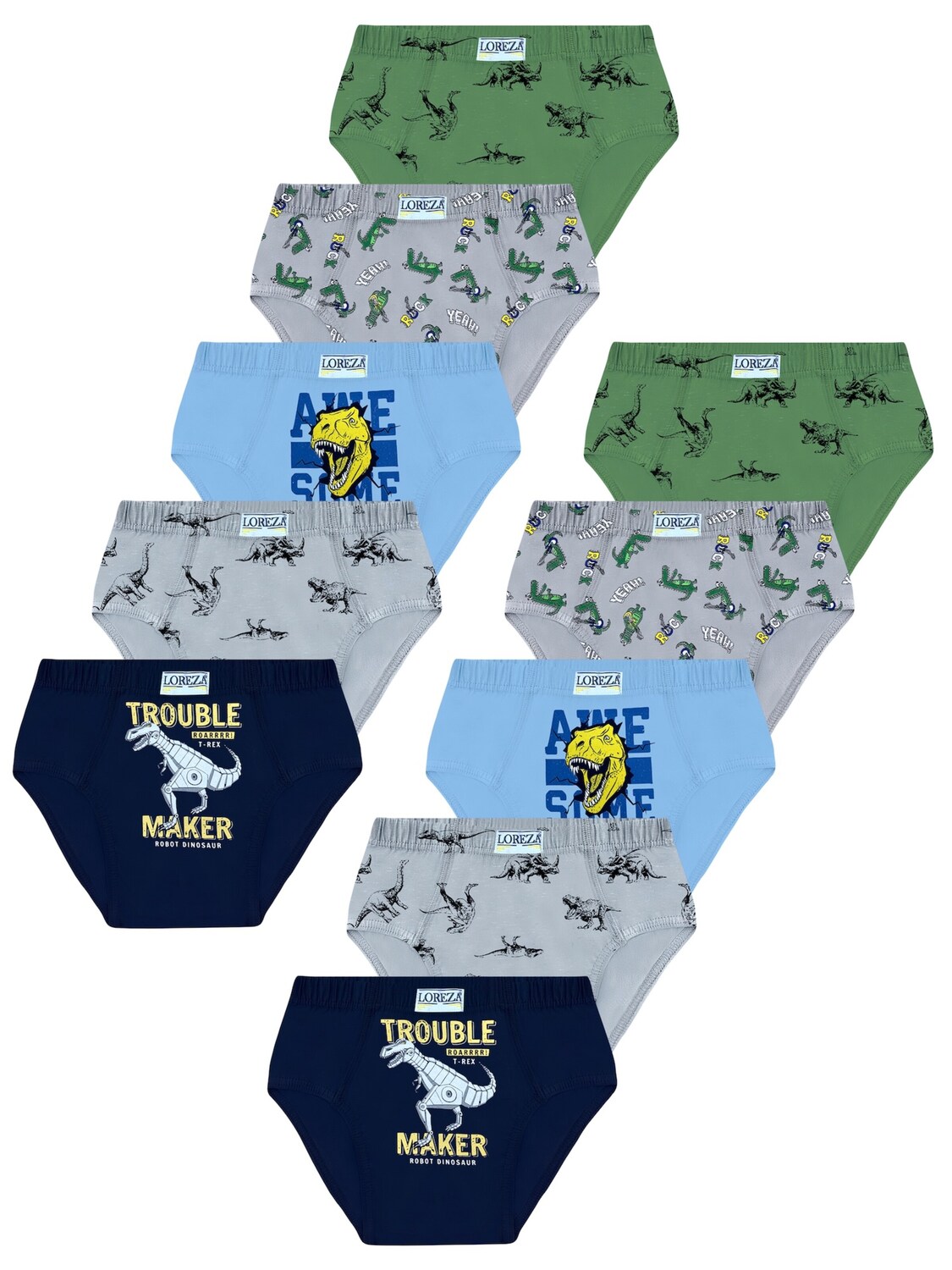 LOREZA Трусы 'Jungen Slips Thomas', мультиколор
LOREZA Трусы 'Jungen Slips Thomas', мультиколор