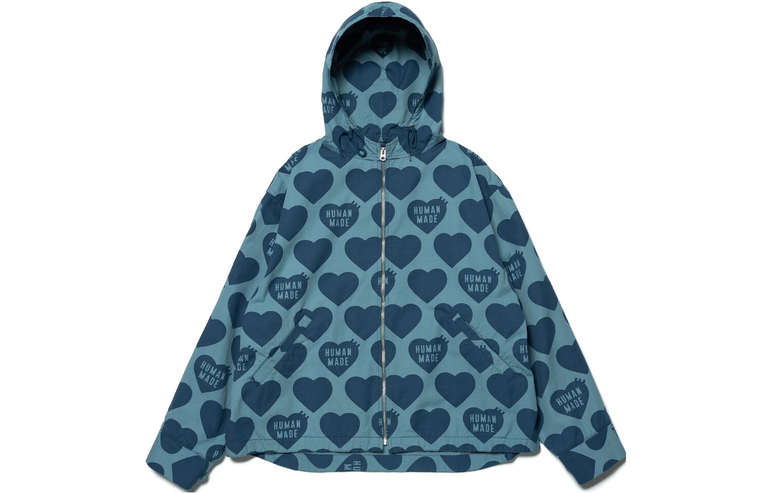 Парка на молнии Heart Human Made, синий
Парка на молнии Heart Human Made, синий