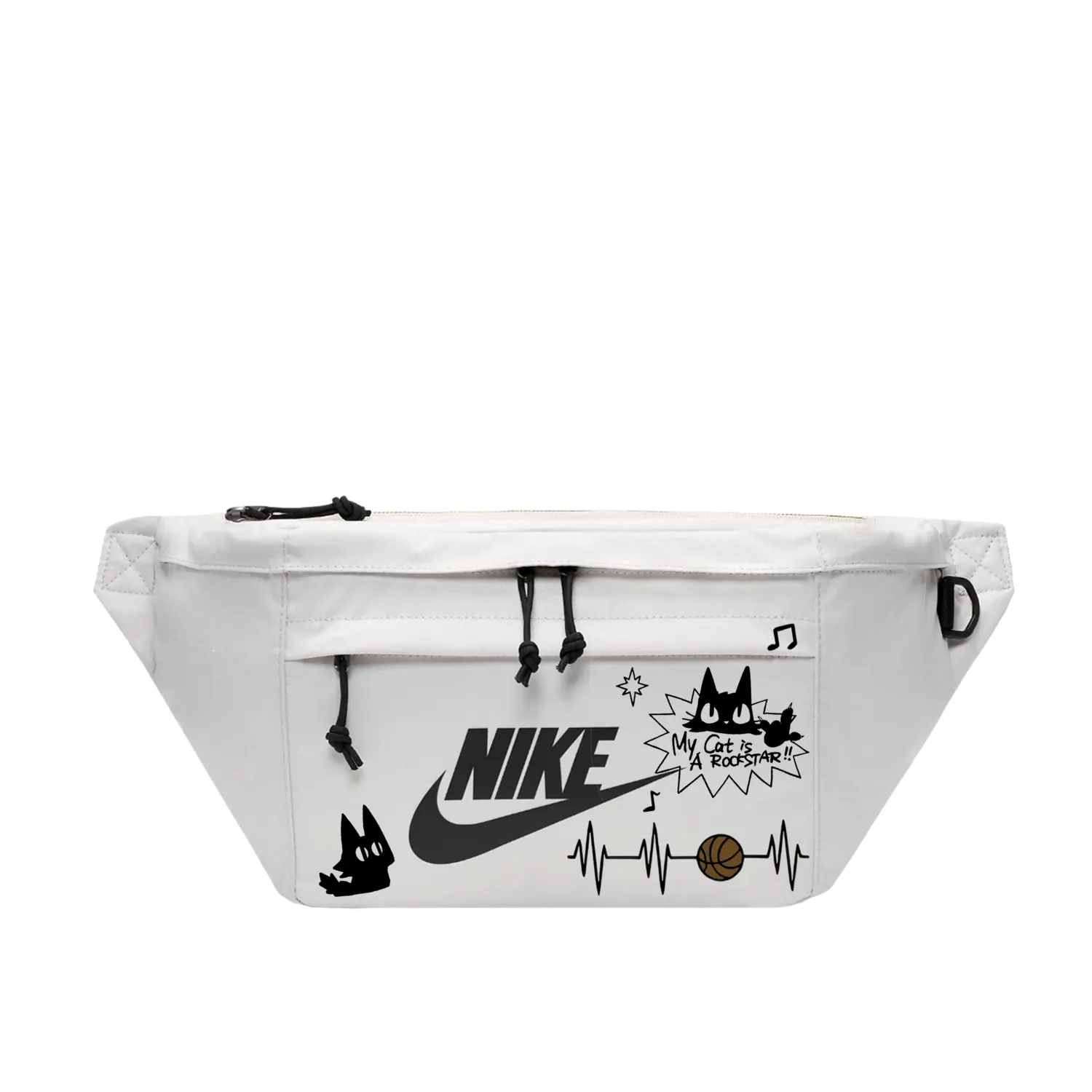 Nike Унисекс поясная сумка ручной работы с принтом в стиле стритвир, Rock Kitten
Nike Унисекс поясная сумка ручной работы с принтом в стиле стритвир, Rock Kitten