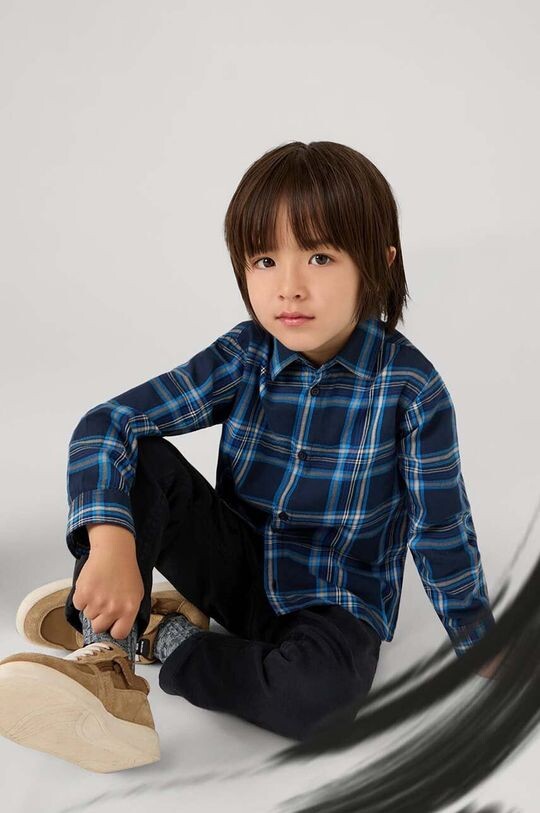 Детская хлопковая рубашка Mayoral, синий
Детская хлопковая рубашка Mayoral, синий