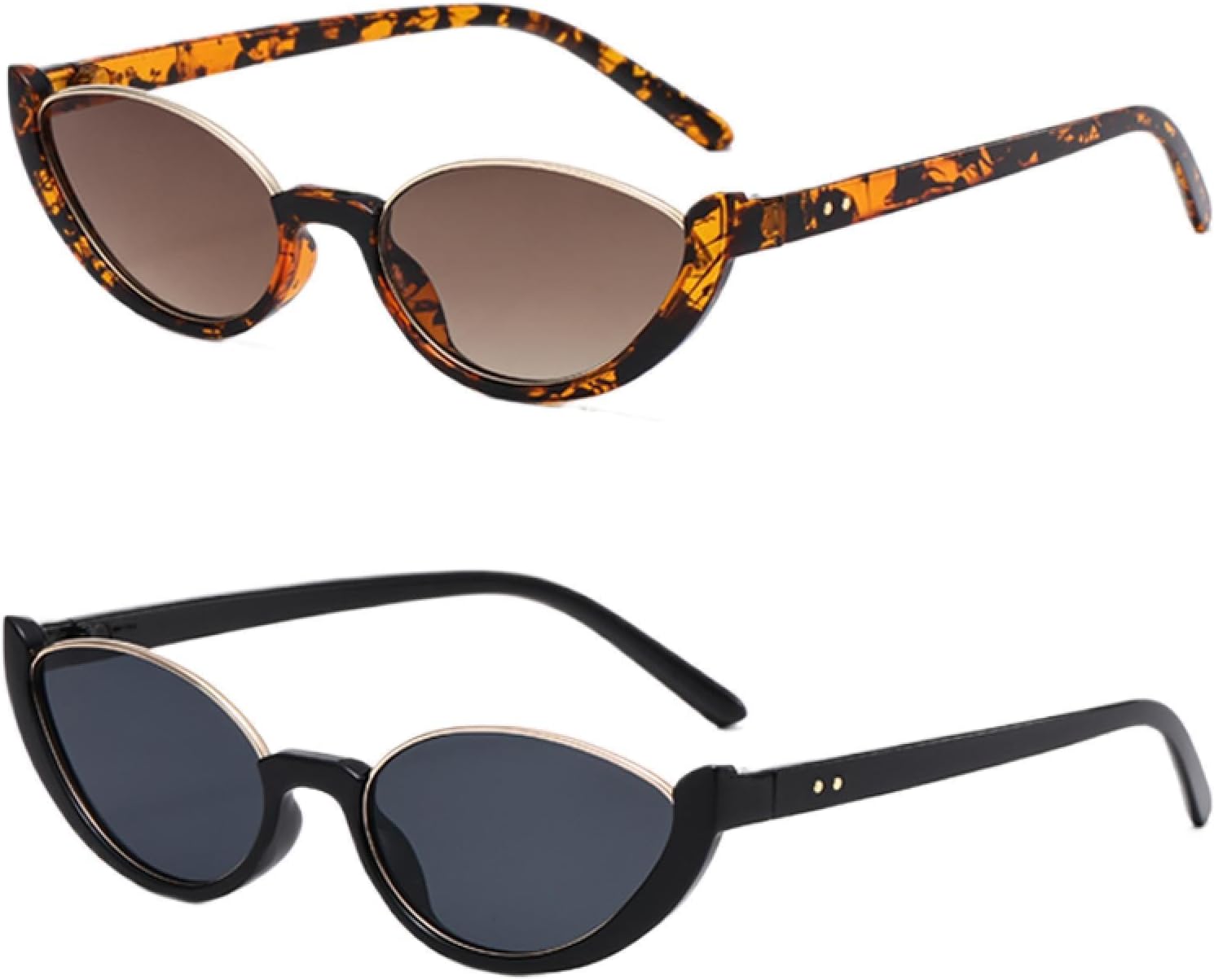 Солнцезащитные очки с защитой от УФ-излучения UV400 | Маленькие овальные, с леопардовым принтом "кошачий глаз" | Для женщин и мужчин, для занятий спортом на открытом воздухе и вождения DSVIGF, 2pcs Z01
Солнцезащитные очки с защитой от УФ-излучения UV400 | Маленькие овальные, с леопардовым принтом "кошачий глаз" | Для женщин и мужчин, для занятий спортом на открытом воздухе и вождения DSVIGF, 2pcs Z01