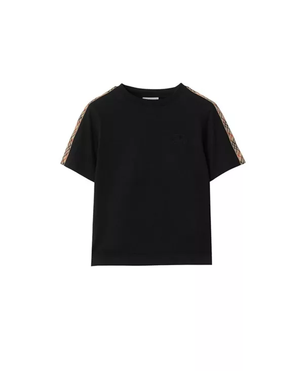 Хлопковая футболка в клетку для мальчиков - для малышей и для детей постарше Burberry, черный
Хлопковая футболка в клетку для мальчиков - для малышей и для детей постарше Burberry, черный