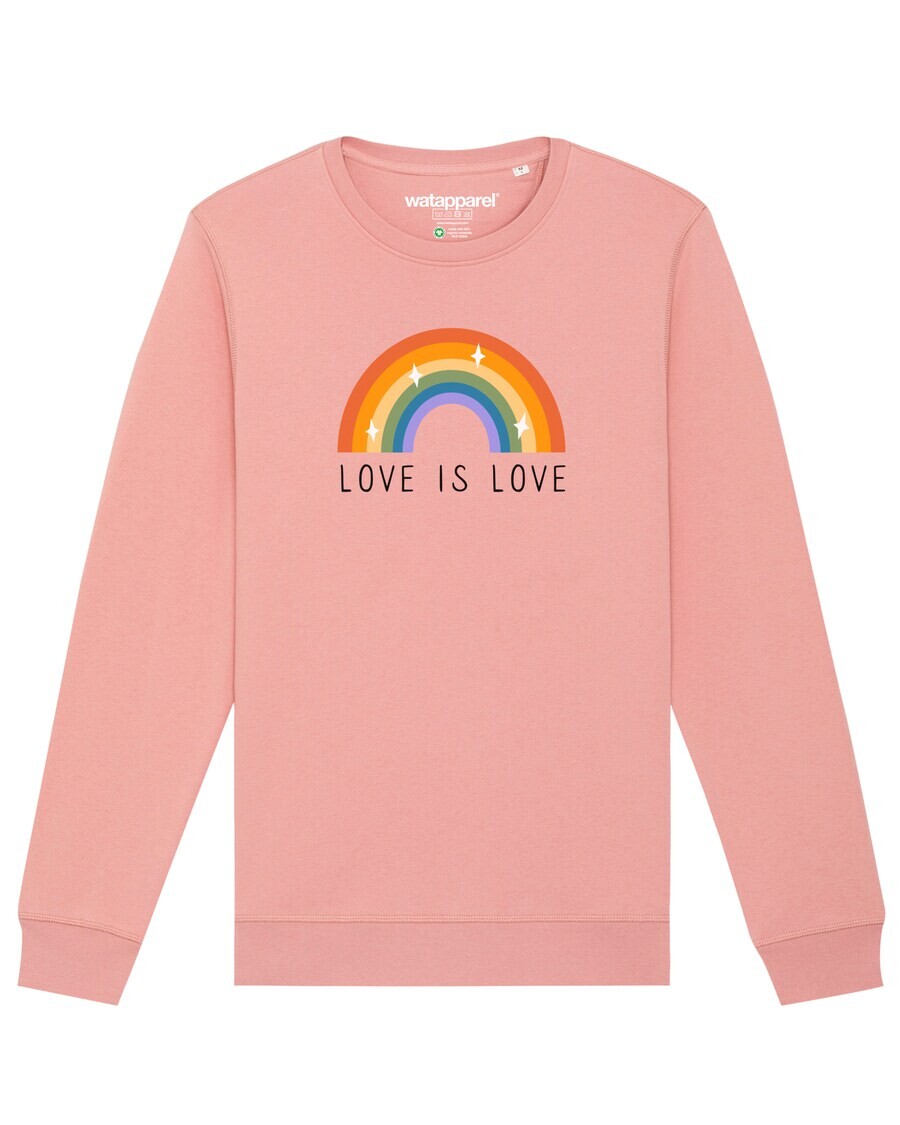 Свитер Watapparel Sweatshirt Love is Love, розовый
Свитер Watapparel Sweatshirt Love is Love, розовый