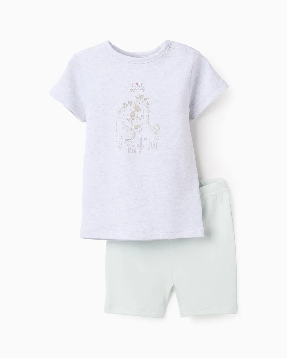 Малыш короткая пижама 100% хлопок Zippy, светло-серый
Малыш короткая пижама 100% хлопок Zippy, светло-серый
