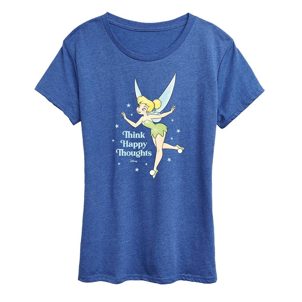Женская футболка Disney's Tinker с рисунком Bell Happy, цвет Heather Royal Blue
Женская футболка Disney's Tinker с рисунком Bell Happy, цвет Heather Royal Blue